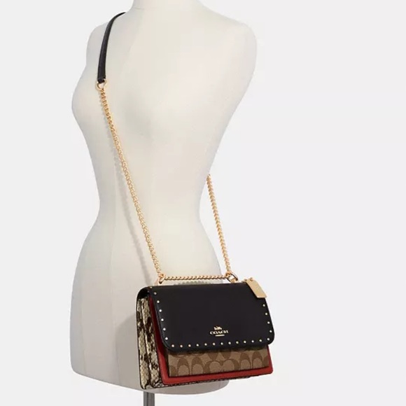 Coach Klare Crossbody In Signature Canvas With Rivets new in packaging - Picture 4 of 7